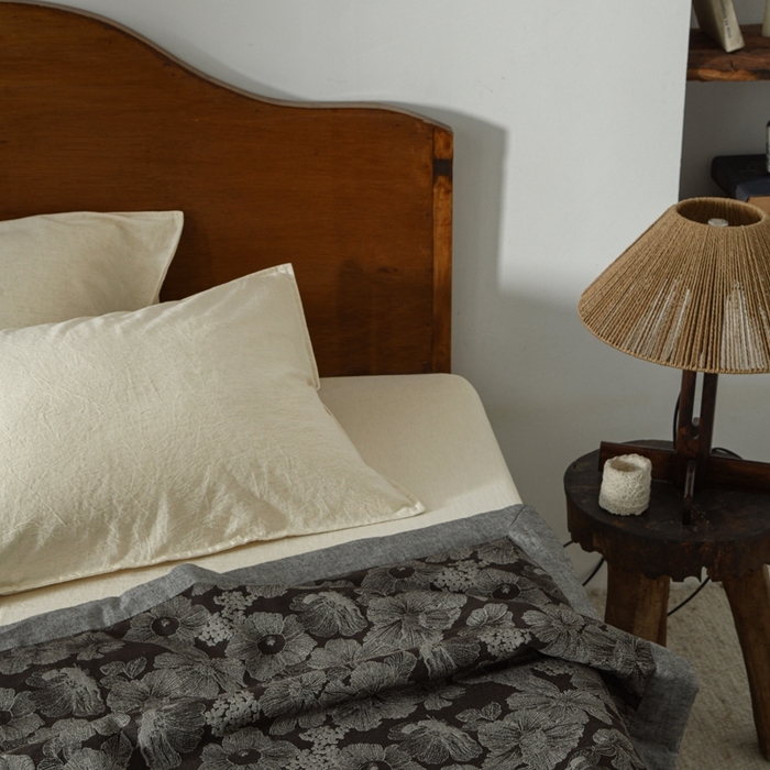 91家纺网 家纺一手货源 找家纺 简家居 2025新款简约亲肤夏被夏凉被空调被 夏被-百色花开