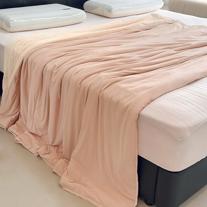 兜米家居 2025新款亚朵同款夏季双感深睡被夏被夏凉被pro2.0 粉色