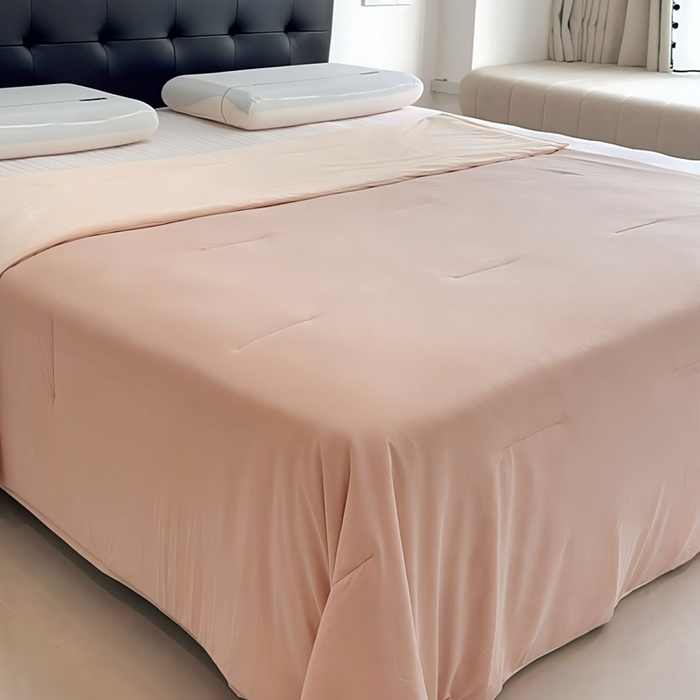 91家纺网 家纺一手货源 找家纺 兜米家居 2025新款亚朵同款夏季双感深睡被夏被夏凉被pro2.0 粉色