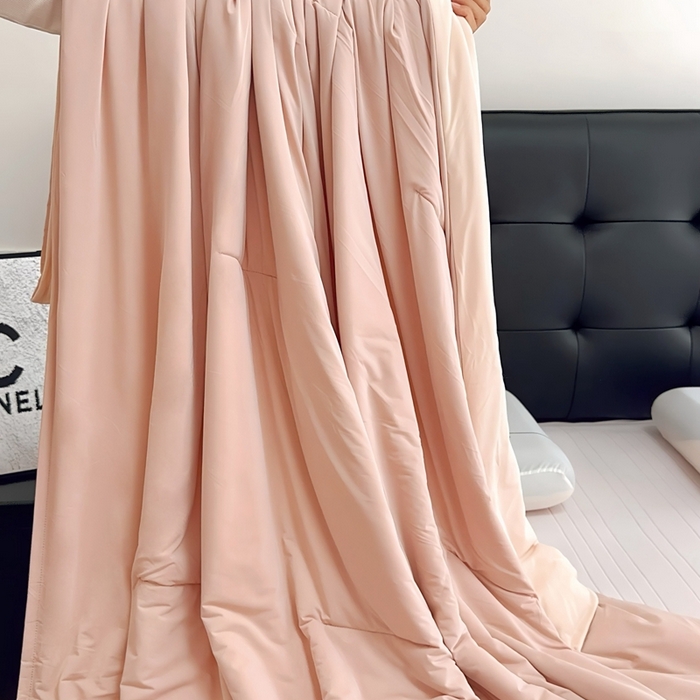 91家纺网 家纺一手货源 找家纺 兜米家居 2025新款亚朵同款夏季双感深睡被夏被夏凉被pro2.0 粉色