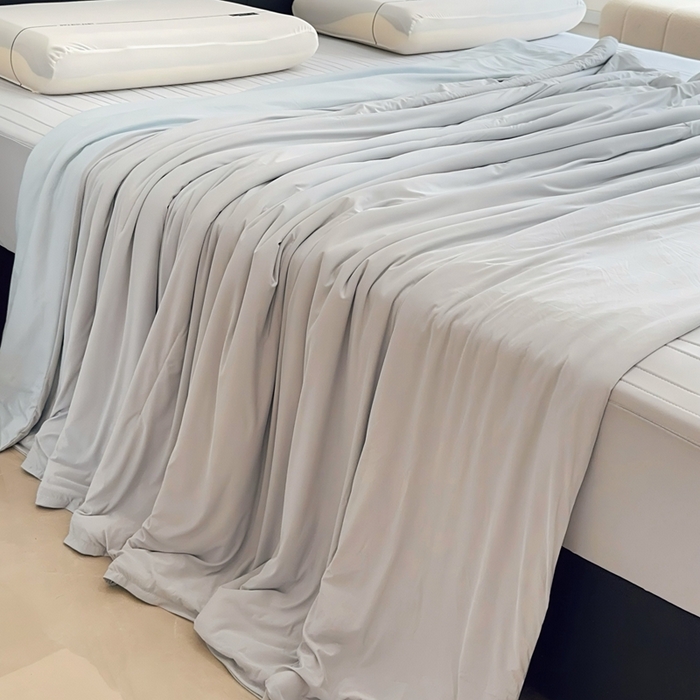 91家纺网 家纺一手货源 找家纺 兜米家居 2025新款亚朵同款夏季双感深睡被夏被夏凉被pro2.0 青灰