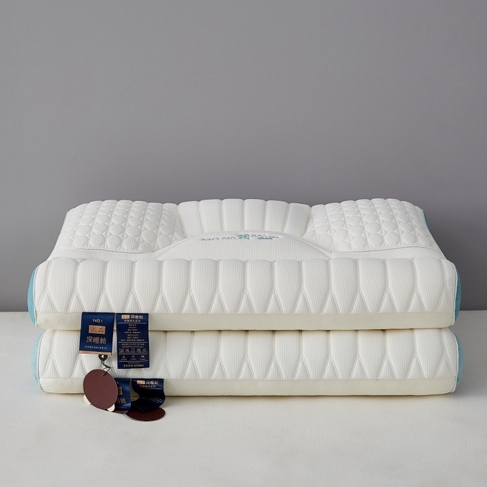 91家纺网 家纺一手货源 找家纺 （总）缔莱（十三铭）被业 2025新款护颈枕头枕芯深睡眠SPA天然乳胶抗菌防螨酒店同款