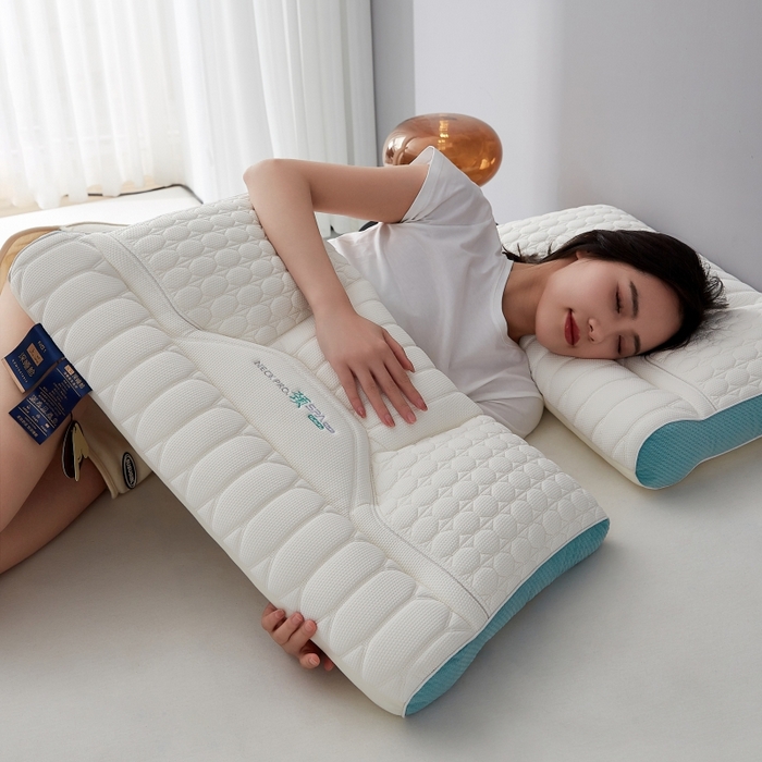 91家纺网 家纺一手货源 找家纺 （总）缔莱（十三铭）被业 2025新款护颈枕头枕芯深睡眠SPA天然乳胶抗菌防螨酒店同款