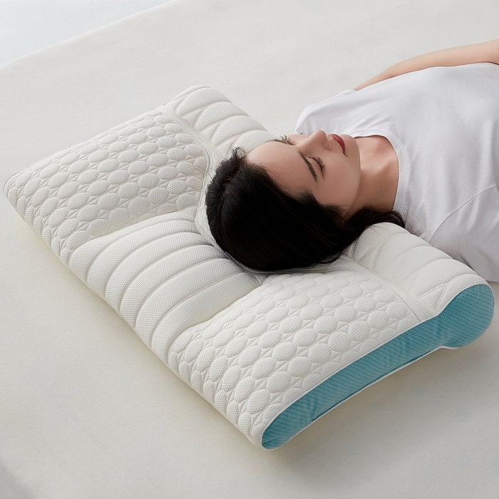 91家纺网 家纺一手货源 找家纺 （总）缔莱（十三铭）被业 2025新款护颈枕头枕芯深睡眠SPA天然乳胶抗菌防螨酒店同款