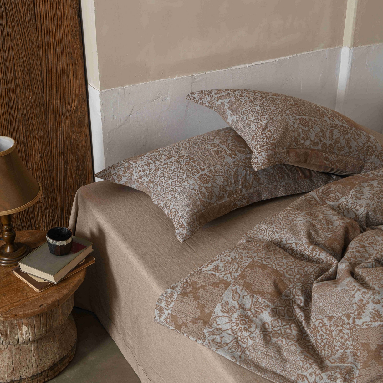 91家纺网 家纺一手货源 找家纺 （总）简家居 2025新款高端轻奢亚麻棉四件套