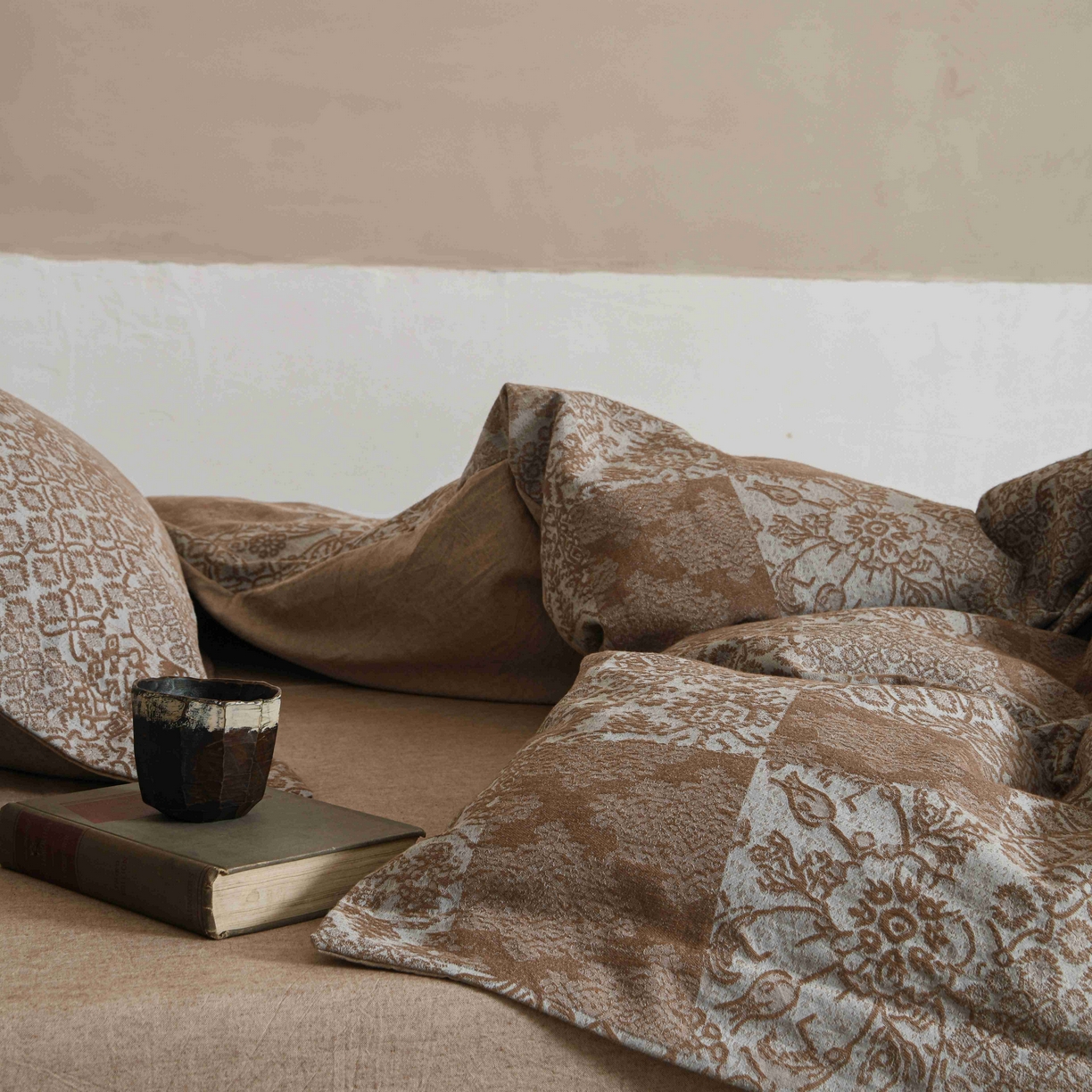 91家纺网 家纺一手货源 找家纺 （总）简家居 2025新款高端轻奢亚麻棉四件套