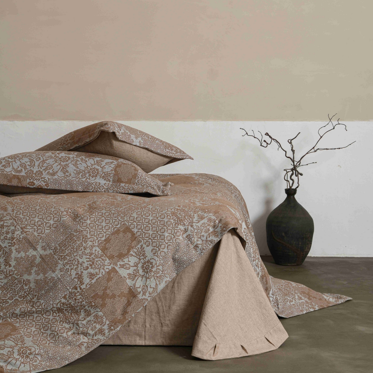 91家纺网 家纺一手货源 找家纺 （总）简家居 2025新款高端轻奢亚麻棉四件套