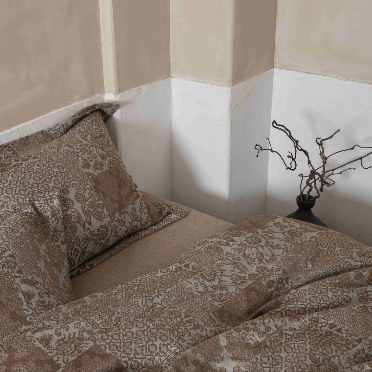 91家纺网 家纺一手货源 找家纺 （总）简家居 2025新款高端轻奢亚麻棉四件套