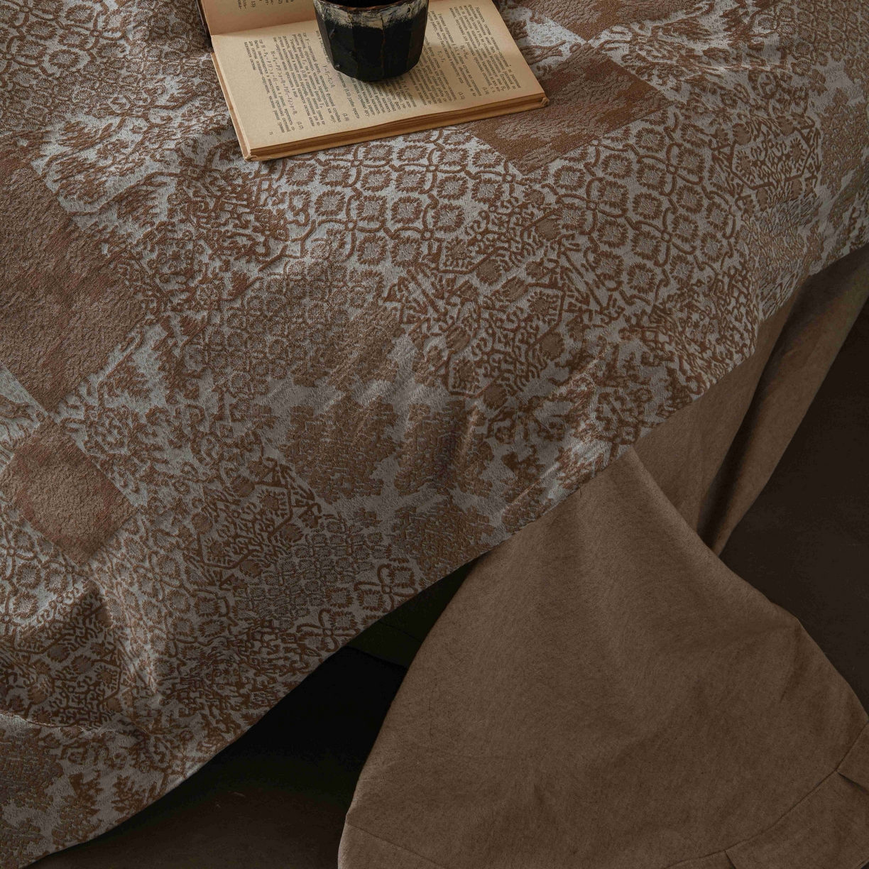 91家纺网 家纺一手货源 找家纺 （总）简家居 2025新款高端轻奢亚麻棉四件套