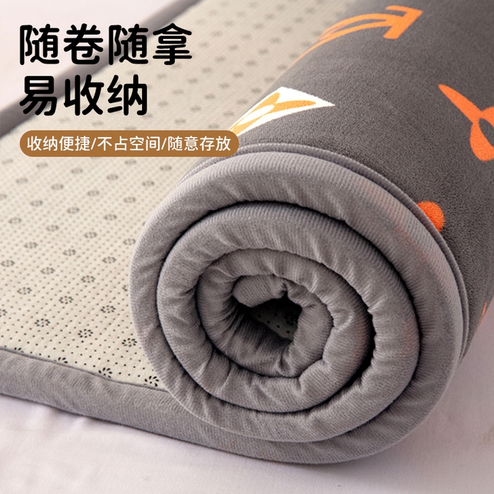 91家纺网 家纺一手货源 找家纺 北辰 2024新款印花绒地垫床边垫床垫褥子打地铺神器客厅地垫可定制 摩登时代