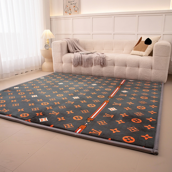 91家纺网 家纺一手货源 找家纺 北辰 2024新款印花绒地垫床边垫床垫褥子打地铺神器客厅地垫可定制 摩登时代