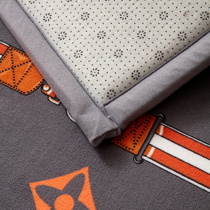 91家纺网 家纺一手货源 找家纺 北辰 2024新款印花绒地垫床边垫床垫褥子打地铺神器客厅地垫可定制 摩登时代