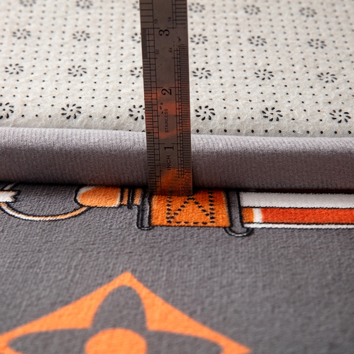 91家纺网 家纺一手货源 找家纺 北辰 2024新款印花绒地垫床边垫床垫褥子打地铺神器客厅地垫可定制 摩登时代