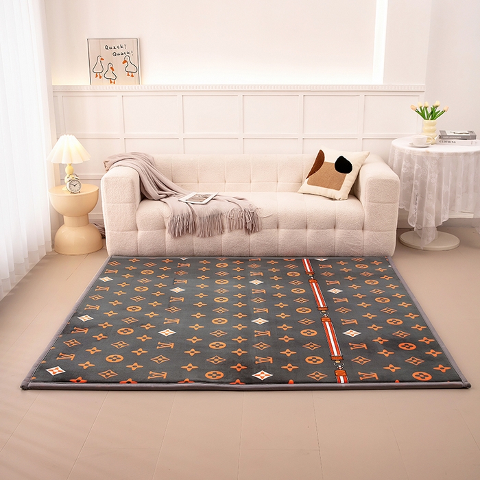 91家纺网 家纺一手货源 找家纺 北辰 2024新款印花绒地垫床边垫床垫褥子打地铺神器客厅地垫可定制 摩登时代