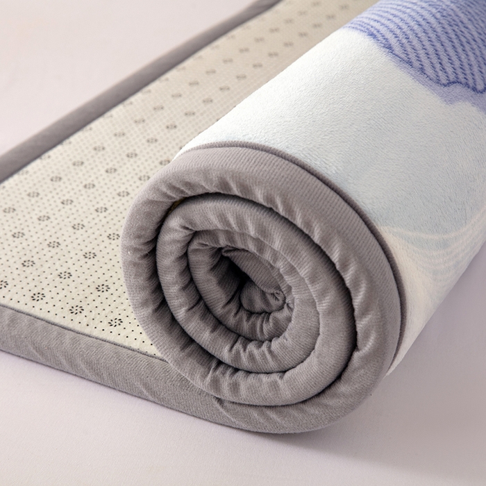 91家纺网 家纺一手货源 找家纺 北辰 2024新款印花绒地垫床边垫床垫褥子打地铺神器客厅地垫可定制 银杏翩翩