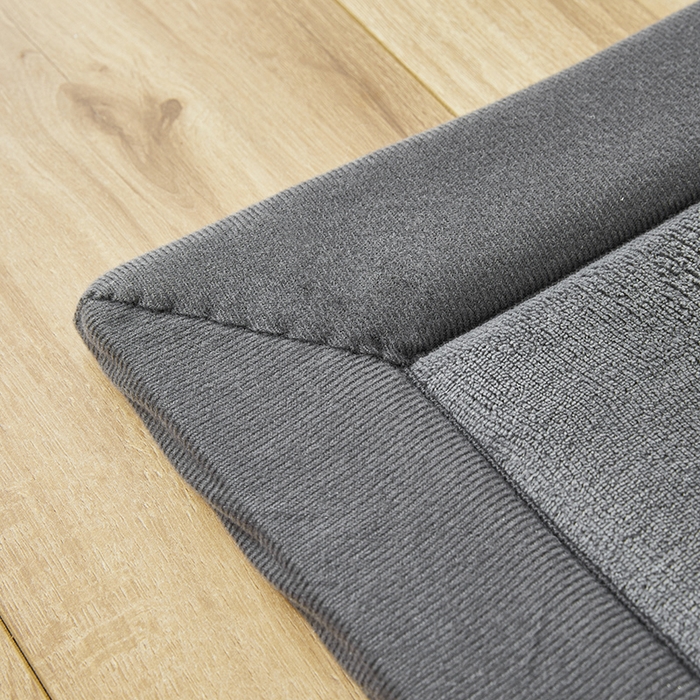 91家纺网 家纺一手货源 找家纺 北辰 2024新款印花绒地垫床边垫床垫褥子打地铺神器客厅地垫可定制 深灰色