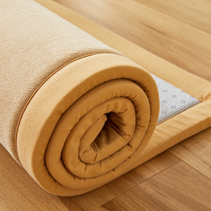 91家纺网 家纺一手货源 找家纺 北辰 2024新款印花绒地垫床边垫床垫褥子打地铺神器客厅地垫可定制 天然棕