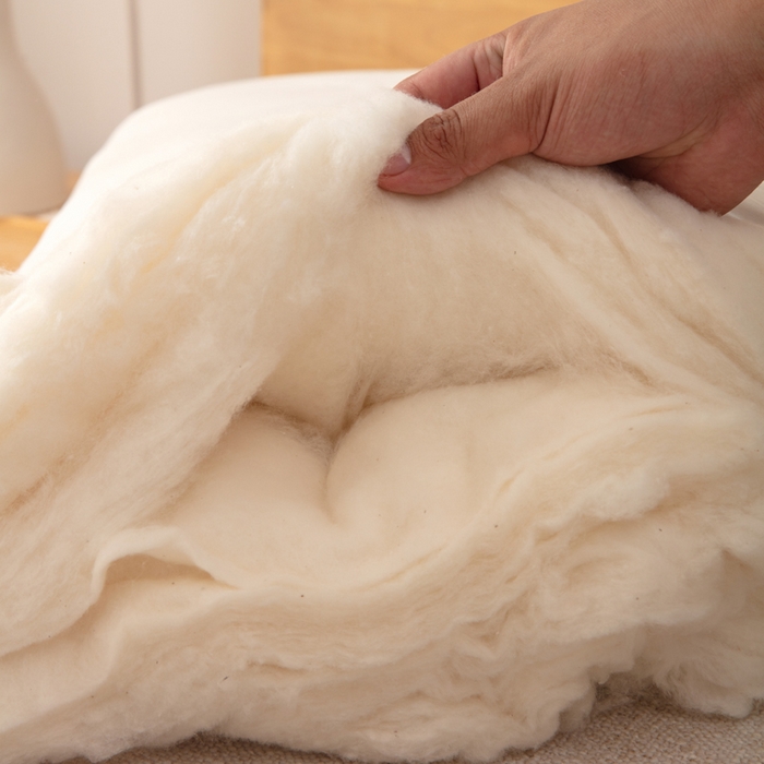 91家纺网 家纺一手货源 找家纺 北辰 2024新款A类全棉华夫格棉花枕 枕头枕芯里外全棉 高枕单只（内胆约2.4斤） 48*74cm