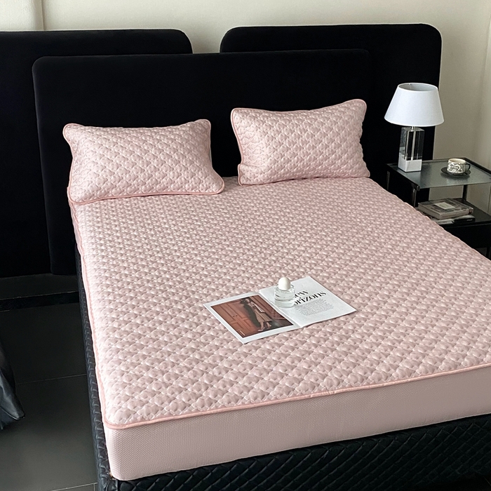 91家纺网 家纺一手货源 找家纺 （总）时亿家居 2025新款复合包边云豆豆床笠款凉席