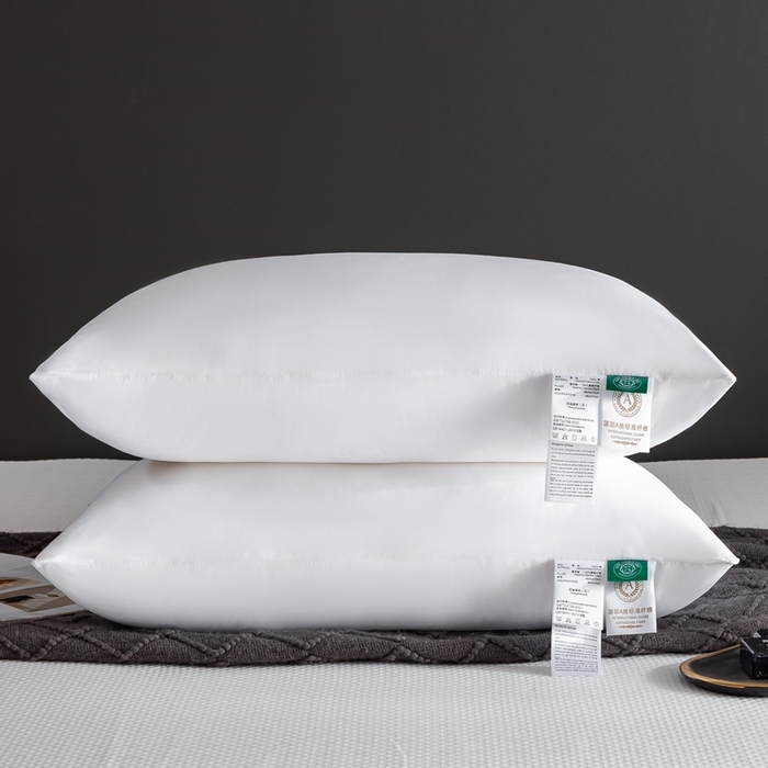 91家纺网 家纺一手货源 找家纺 （总）怡薇格枕芯 2025新款全棉五星级酒店枕头枕芯民宿柔软羽丝绒-单边款