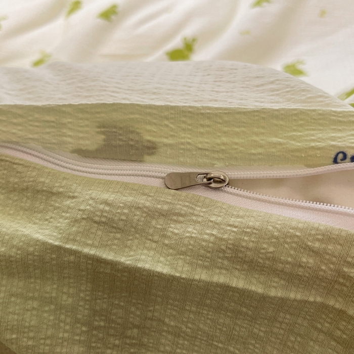 91家纺网 家纺一手货源 找家纺 王朝国际 2026爆款皱皱双层纱四件套布丁兔