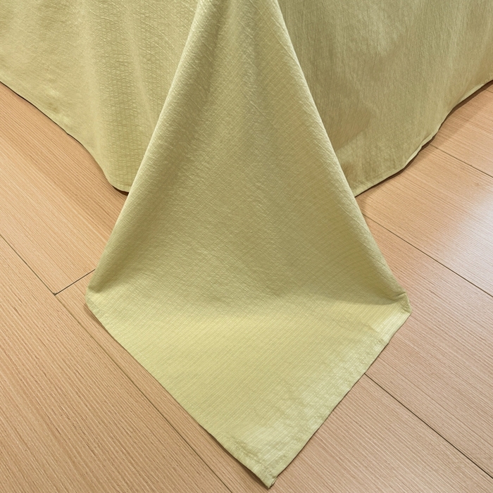 91家纺网 家纺一手货源 找家纺 王朝国际 2026爆款皱皱双层纱四件套蓝莓可可