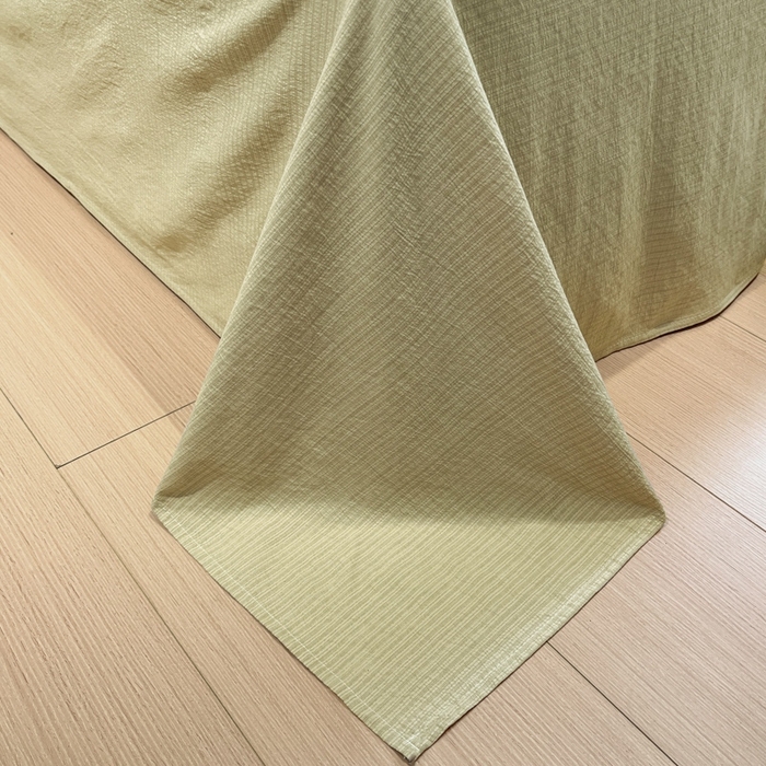 91家纺网 家纺一手货源 找家纺 王朝国际 2026爆款皱皱双层纱四件套素雅格