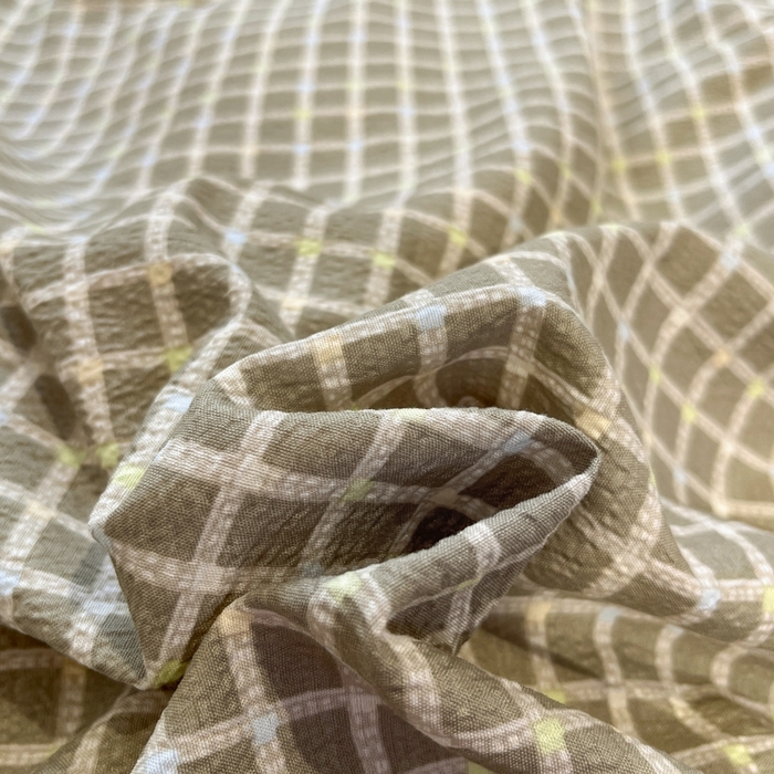 91家纺网 家纺一手货源 找家纺 王朝国际 2026爆款皱皱双层纱四件套素雅格