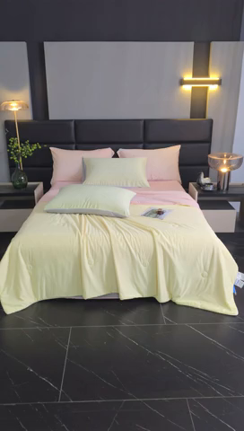 91家纺网 家纺一手货源 找家纺 （总）中国龙家纺 2025新款凉感丝夏凉被