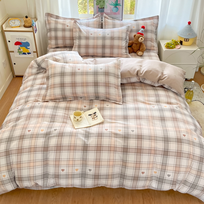 91家纺网 家纺一手货源 找家纺 （总）2025新款全棉印花小清新单品系列-四件套（提供买家秀）