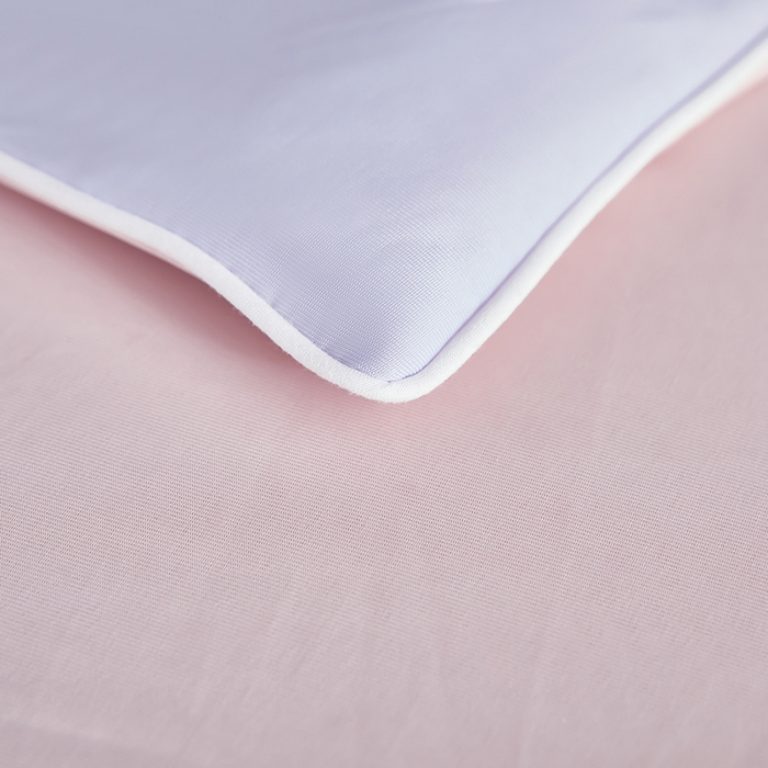 91家纺网 家纺一手货源 找家纺 中国龙家纺 2025新款凉感丝夏凉被 浅粉淡紫