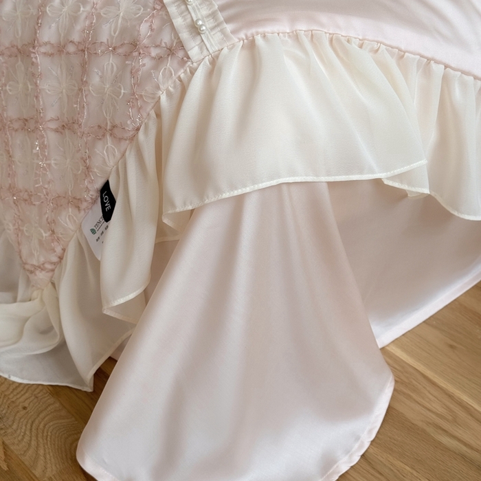 91家纺网 家纺一手货源 找家纺 （总）佳汐蓝家纺 2025 春夏新品60s兰精天丝夏被四件套-爱莎