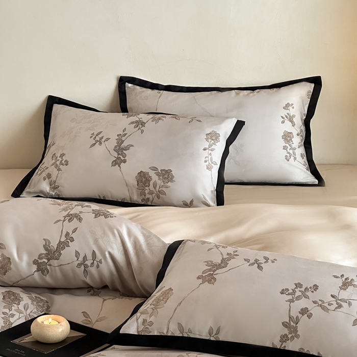 91家纺网 家纺一手货源 找家纺 （总）佳汐蓝家纺 2025 春夏新品60支兰精天丝数码印花四件套-浮生