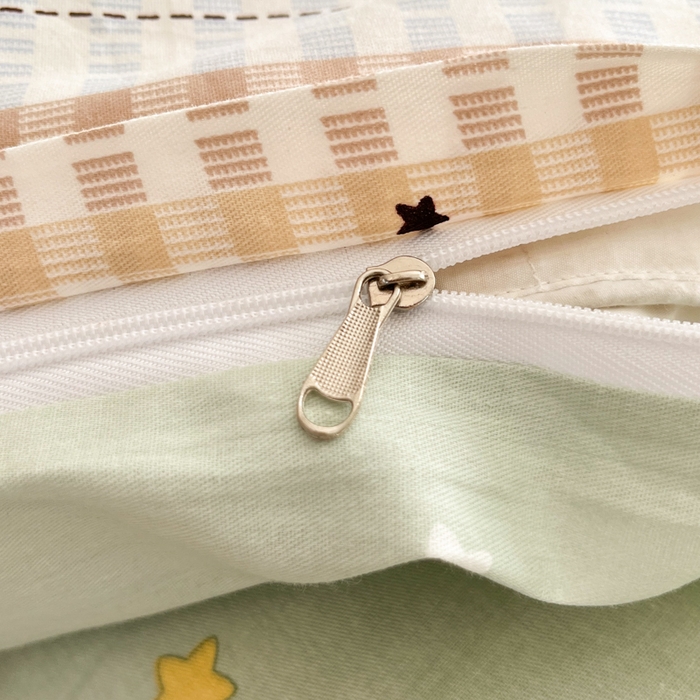 91家纺网 家纺一手货源 找家纺 2025新款全棉印花小清新单品系列-四件套（提供买家秀）美梦小王子