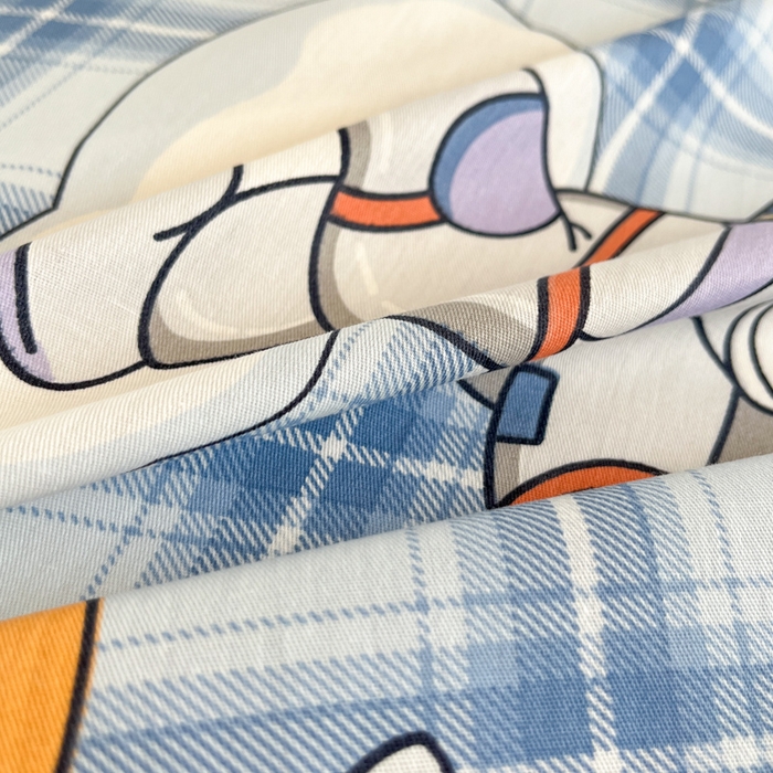 91家纺网 家纺一手货源 找家纺 2025新款全棉印花小清新单品系列-四件套（提供买家秀）奇幻宇宙