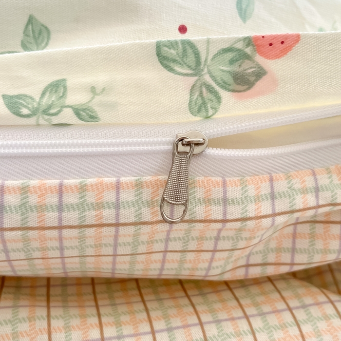 91家纺网 家纺一手货源 找家纺 2025新款全棉印花小清新单品系列-单被套(提供买家秀）弹唱小象