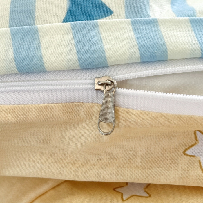 91家纺网 家纺一手货源 找家纺 2025新款全棉印花小清新单品系列-单被套(提供买家秀）酣睡狗