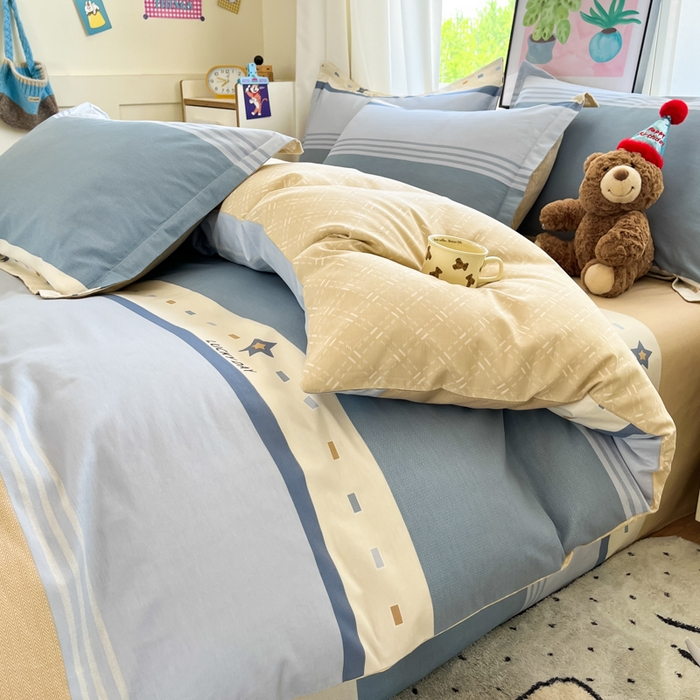 91家纺网 家纺一手货源 找家纺 2025新款全棉印花小清新单品系列-单被套(提供买家秀）华歌尔