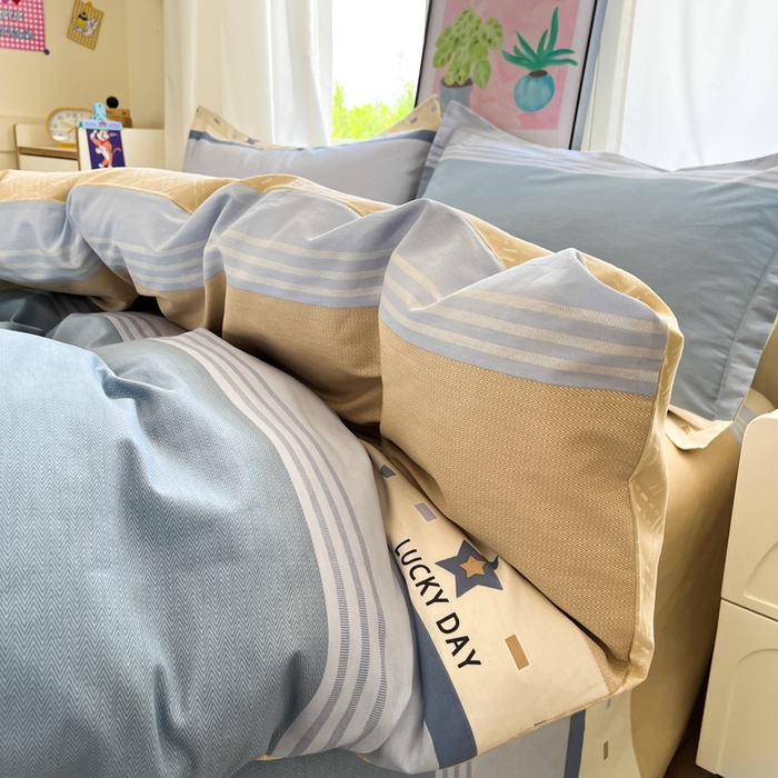 91家纺网 家纺一手货源 找家纺 2025新款全棉印花小清新单品系列-单被套(提供买家秀）华歌尔