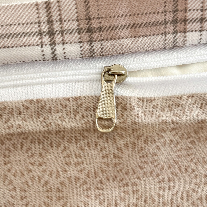 91家纺网 家纺一手货源 找家纺 2025新款全棉印花小清新单品系列-单被套(提供买家秀）拿铁米