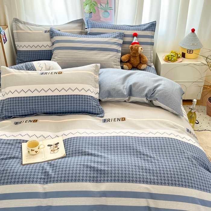 91家纺网 家纺一手货源 找家纺 2025新款全棉印花小清新单品系列-单被套(提供买家秀）帕洛迪