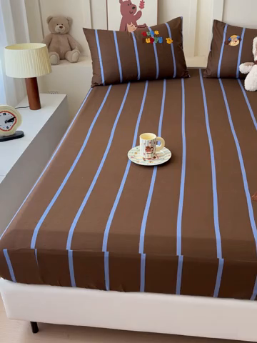 91家纺网 家纺一手货源 找家纺 （总）感遇家纺 2025新款毛巾绣床笠三件套