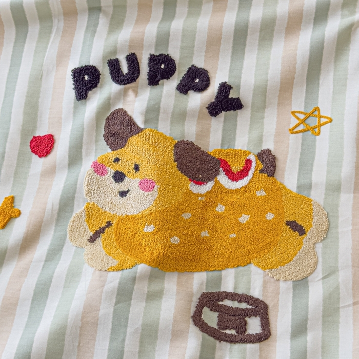 91家纺网 家纺一手货源 找家纺 （总）感遇家纺 2025新款毛巾绣床笠三件套