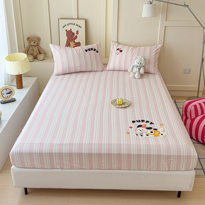 91家纺网 家纺一手货源 找家纺 （总）感遇家纺 2025新款毛巾绣床笠三件套