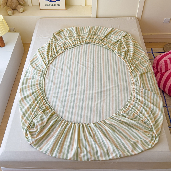 91家纺网 家纺一手货源 找家纺 感遇家纺 2025新款毛巾绣床笠三件套 快乐狗