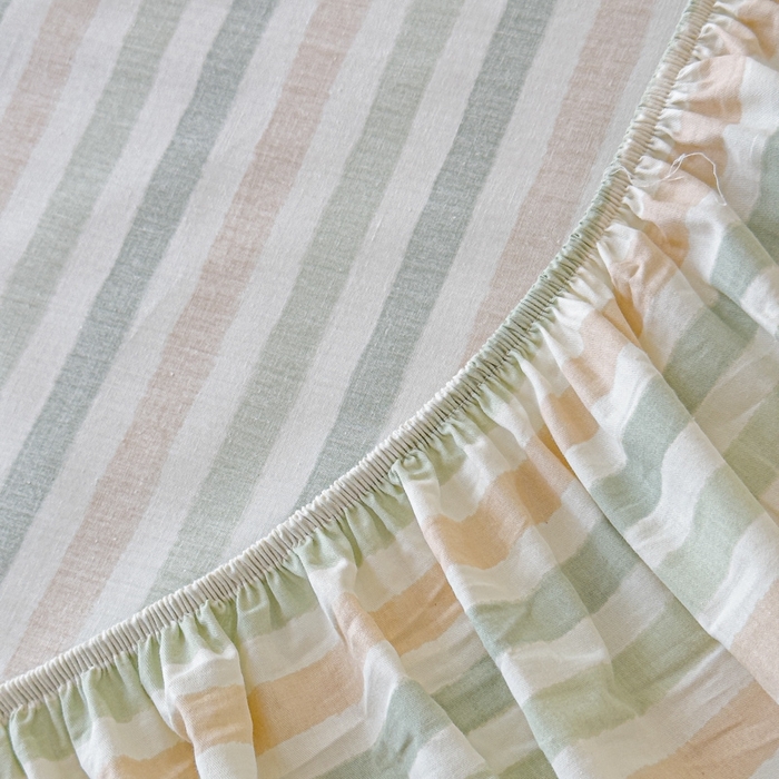 91家纺网 家纺一手货源 找家纺 感遇家纺 2025新款毛巾绣床笠三件套 快乐狗