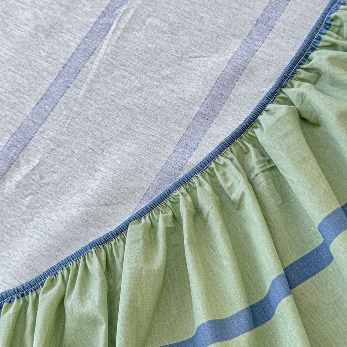 91家纺网 家纺一手货源 找家纺 感遇家纺 2025新款毛巾绣床笠三件套 气球狗