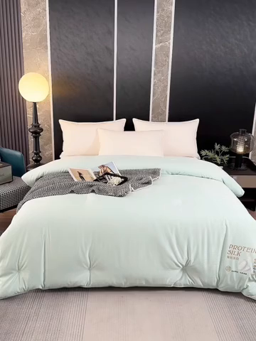 91家纺网 家纺一手货源 找家纺 （总）喜糯糯 2025新款长绒棉提花被子被芯