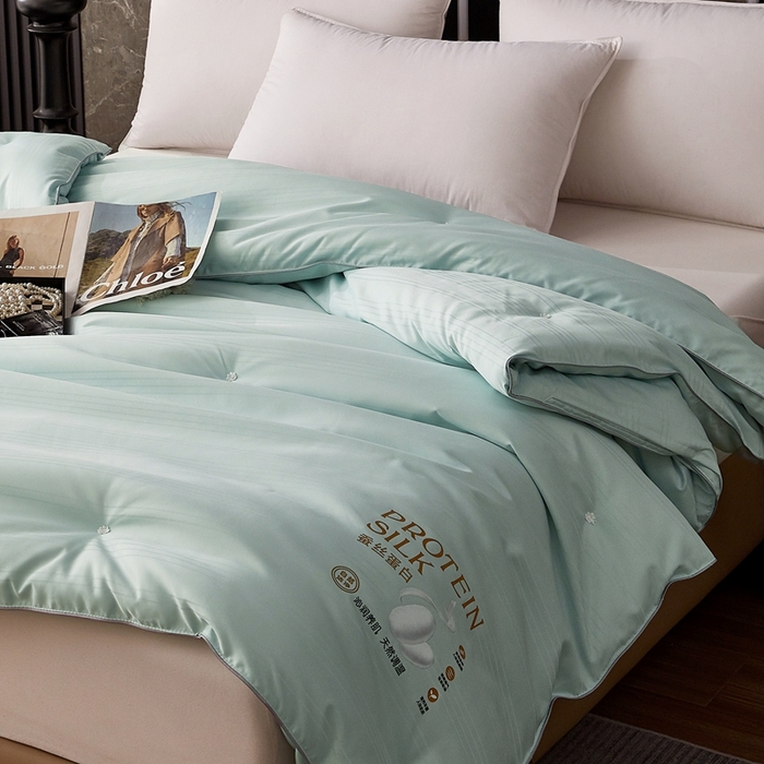 91家纺网 家纺一手货源 找家纺 （总）喜糯糯 2025新款长绒棉提花被子被芯