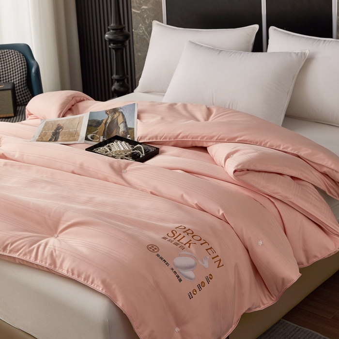 91家纺网 家纺一手货源 找家纺 （总）喜糯糯 2025新款长绒棉提花被子被芯